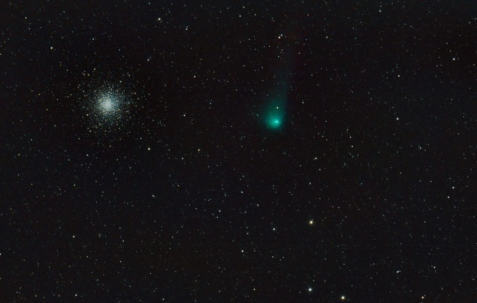 C2017/K2 Panstarrs Vorbeiflug an Messier 10