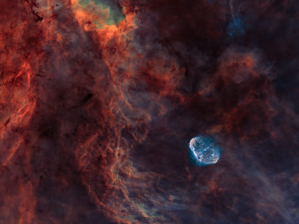 NGC6888 Die Sichelnebel Region